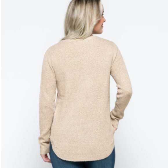 Pink Clover Nickole Textured Sweater – NWOT – XL - Picture 4 of 11